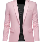 SKINNY LAPEL BLAZER FOR MEN