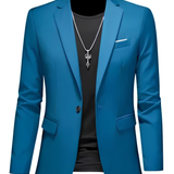 SKINNY LAPEL BLAZER FOR MEN