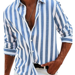 STRIPED BUTTON SHIRT FOR MEN