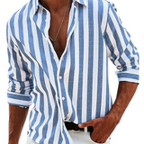 STRIPED BUTTON SHIRT FOR MEN