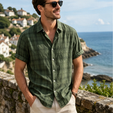 PLAID WOVEN SHIRT FOR MEN