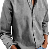 TAILORED BUTTON-UP SHIRT FOR MEN