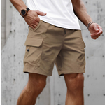 LOOSE DRAWSTRING CARGO SHORTS FOR MEN
