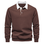 KNIT POLO SWEATER FOR MEN