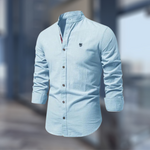 Marcky | Stand-up collar slim-fit shirt