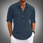 LINEN POLO SHIRT FOR MEN