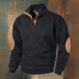 PULLOVER WITH HALF-ZIP FOR MEN