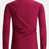Long Sleeve Contrast Dress Shirt