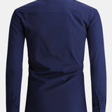 Long Sleeve Contrast Dress Shirt