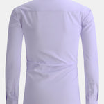 Long Sleeve Contrast Dress Shirt