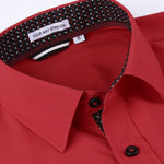 Long Sleeve Contrast Dress Shirt
