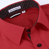 Long Sleeve Contrast Dress Shirt