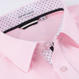 Long Sleeve Contrast Dress Shirt