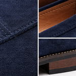 NUBUCK LOAFERS FOR MEN