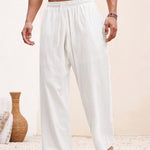 SOLID COLOUR TROUSERS FOR MEN