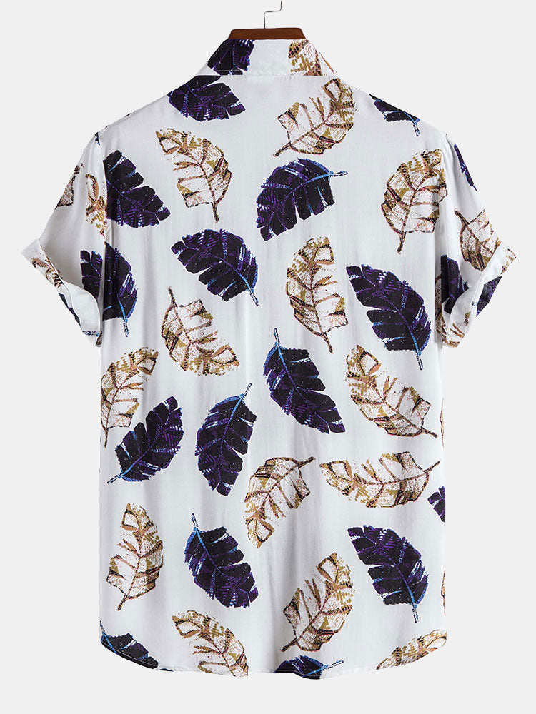 Leaves Print Shirt