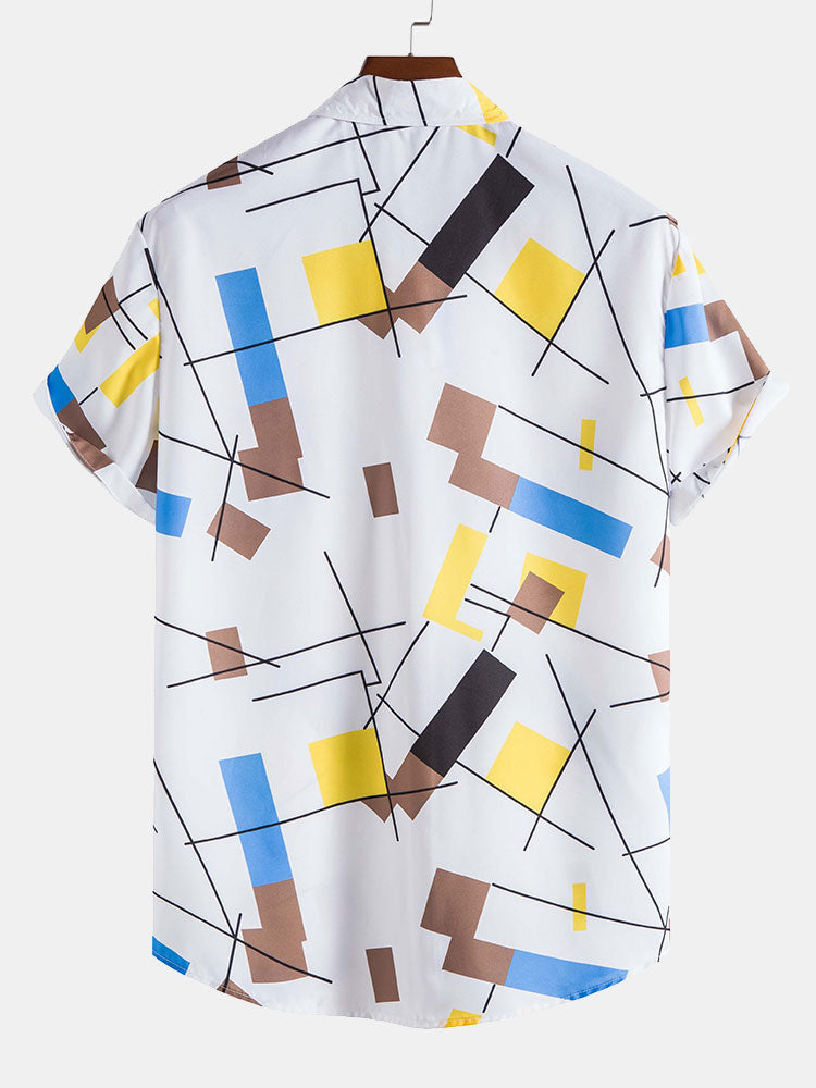 Geometric Print Shirt