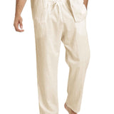 LINEN CASUAL TROUSERS FOR MEN