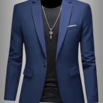 SKINNY LAPEL BLAZER FOR MEN
