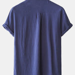 Henry Collar Shirt with Pocket