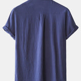 Henry Collar Shirt with Pocket