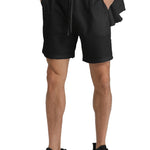 LINEN DRAWSTRING LOOSE SHORTS FOR MEN