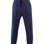 LINEN DRAWSTRING TROUSERS FOR MEN