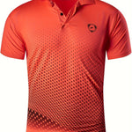 SPORT PRINT POLO SHIRT FOR MEN