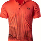 SPORT PRINT POLO SHIRT FOR MEN