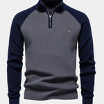ZIPPERED PULLOVER FOR MEN