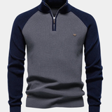 ZIPPERED PULLOVER FOR MEN