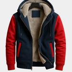 DOUBLE-LAYERED HOODED JACKET FOR MEN