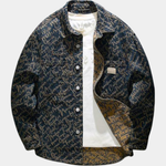 EMBROIDERED DENIM JACKET FOR MEN
