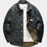 EMBROIDERED DENIM JACKET FOR MEN