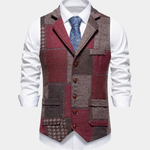 FORMAL TWEED VEST FOR MEN