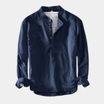 MINIMALIST LINEN SHIRT FOR MEN