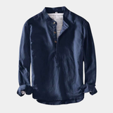 MINIMALIST LINEN SHIRT FOR MEN