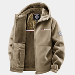 INSULATED FLEECE BOMBER JACKET FOR MEN