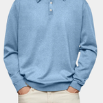 LONG SLEEVE POLO SHIRT FOR MEN