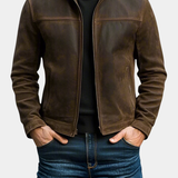 REFINED ZIPPERED JACKET FOR MEN
