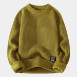 TEXTURED KNIT PULLOVER  FOR MEN