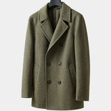 STRUCTURED WOOL COAT FOR MEN