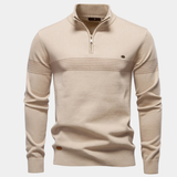 CLASSIC HALF-ZIP KNIT PULLOVER FOR MEN