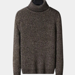 ROLLED COLLAR PULLOVER FOR MEN