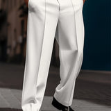 STRAIGHT CUT TROUSERS FOR MEN