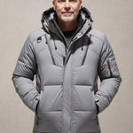 SOLID WINTER JACKET FOR MEN
