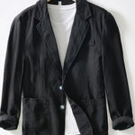 LAPEL COTTON JACKET FOR MEN