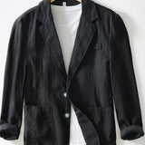LAPEL COTTON JACKET FOR MEN
