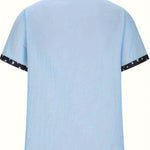 LINEN BLEND LAPEL SHIRT FOR MEN