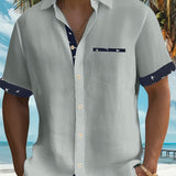 LAPEL SUMMER SHIRT FOR MEN
